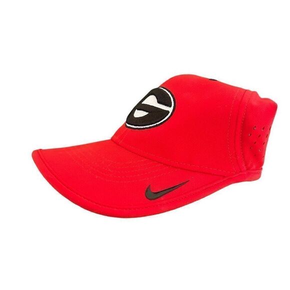 Nike Georgia Bulldogs Red Adjustable Baseball Cap Unisex Adults - Picture 2 of 5